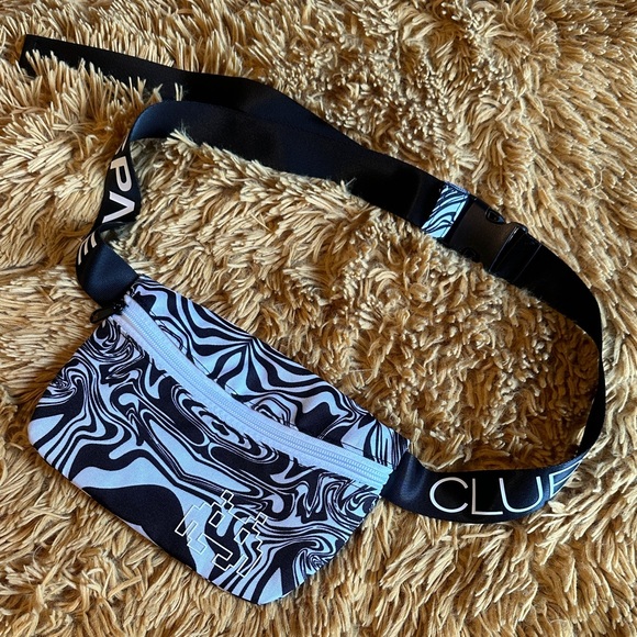 Club Space Black and White Fanny Pack - Picture 3 of 4